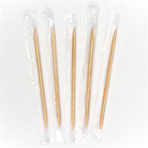 Rofson Individual Wrapped Mint Toothpicks Pack 12/1000