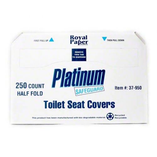 Royal Paper Platinum Seat Covers Half-Fold Pack 20 / 250