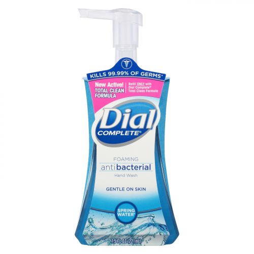 Dial Complete AB Foaming Lotion Soap Spring Water 7.5 oz Original Pack 8 / cs
