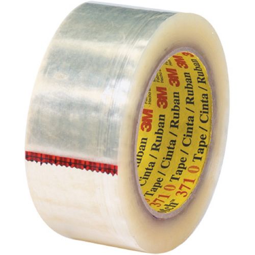 Shorr Packaging 3M 371 Clear Box Sealing Tape 48mm x 100m Pack 36 / cs