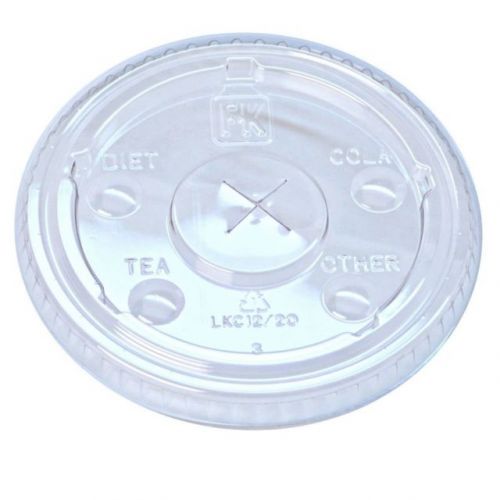 LKC12/20 Kal-Clear/Nexclear Drink Cup Lid, Clear, 100/Pack