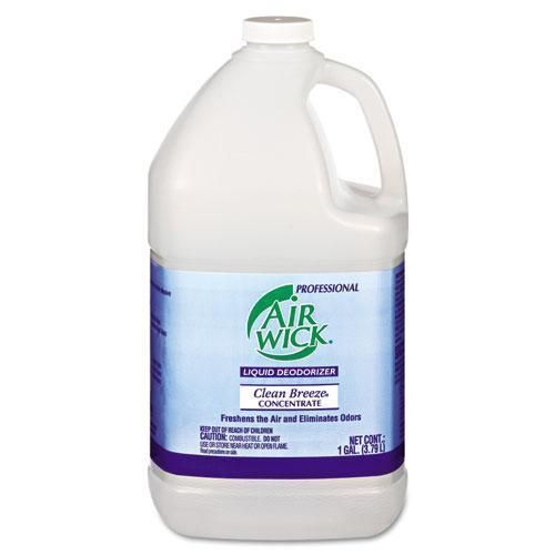 Air Wick Wizard DEODORIZER ULTRA Concentrate Clean Breeze Pack 4/1 Gallon
