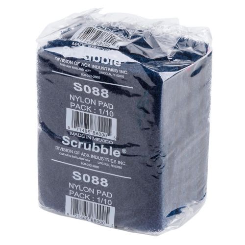 ACS 3.5x 6 X.H.D. Blue Scrubbers Extra Heavy - Duty Pack 4 / 10