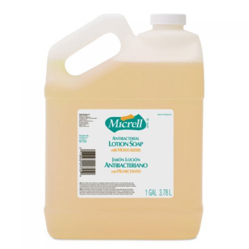 Gojo Micrell Antibacterial Lotion Soap 1 Gallon Pour Yellow Pack 4 / cs