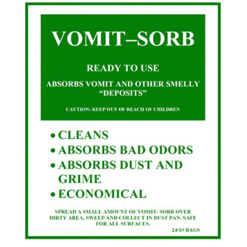 Clean Sweep 1# Vomit Absorbant Pack 24 / 1lb bags