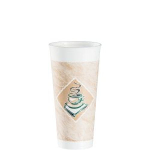Cafe G Foam Cup 24 oz White With Cafe G design