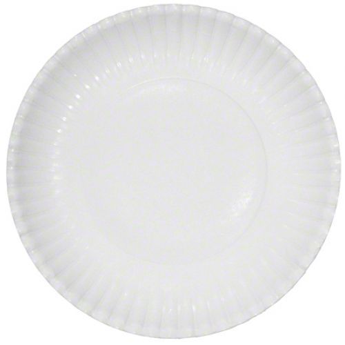 Aspen Super Strong Coated Paper Plate 9 15PT White Pack 1200 / cs 1