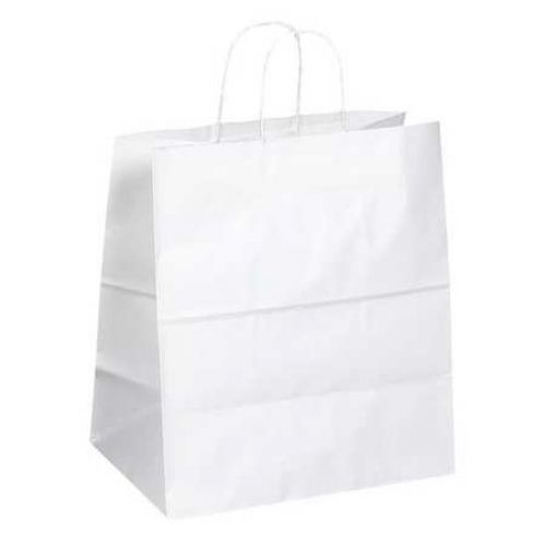 Tulsack 14.5x9x16.25 Shopping Bag White Pack 200