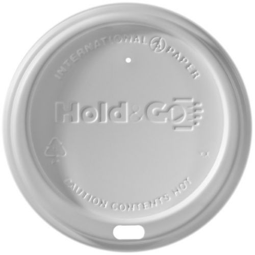 IP Lid Dome White for 12 16 & 20oz Hold&Go Insulated Hot cups Pack 12/100