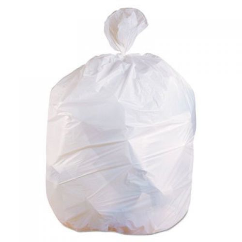 16 Gal. Low Density Can Liner 24''x32'' 0.5mil, Flat Pack, White, 500 Count