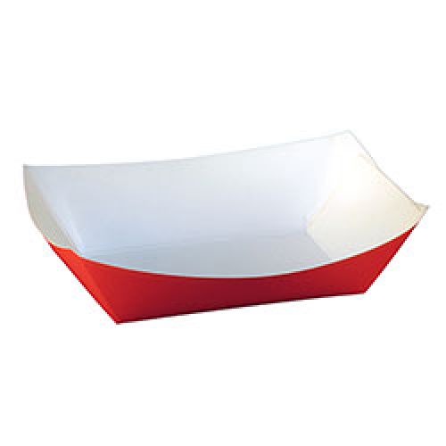 SQP 3lb Red Food Tray Pack 4/125