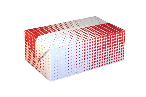 SQP Red Plaid Fast Top-Snack 7x4.25x2.75 Pack 250