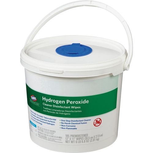 Hydrogen Peroxide Disinfecting Wipes, 185 Count