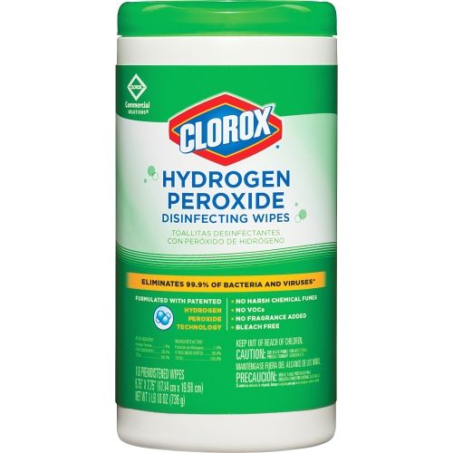 Hydrogen Peroxide Disinfecting Wipes, 110 Count