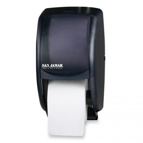 San Jamar DUETT Dispenser for Bath tissue Double Roll Black Pearl Pack 1R260XC
