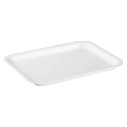 Cascades Plastics White Foam Tray 9-3/16x7-3/8x7/8 Pack 500 - Advanced ...