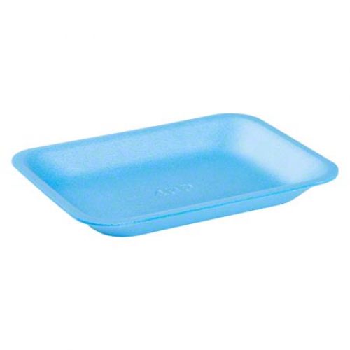 Cascades Plastics Blue Foam Tray 9x7x7/8 Pack 400