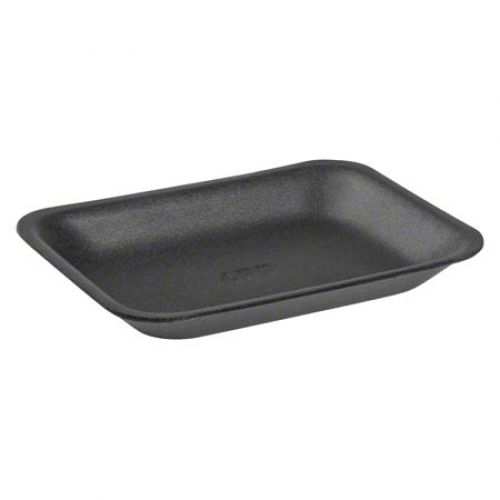 Cascades Plastics Black Foam Tray 9x7x7/8 Pack 400