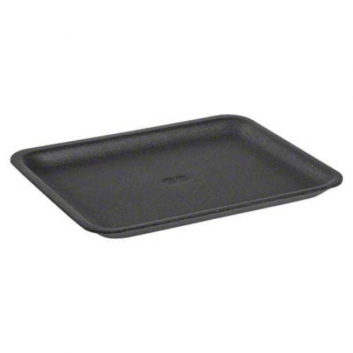 Cascades Plastics Black Foam Tray 10x8-1/4x3/4 Pack 500