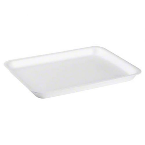 Cascades Plastics White Foam Tray 11-7/8x9-5/8x1 Pack 200