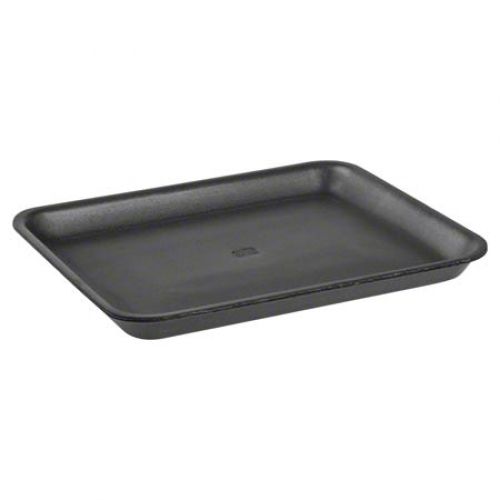 Cascades Plastics Black Foam Tray 11-7/8x9-5/8x1 Pack 200