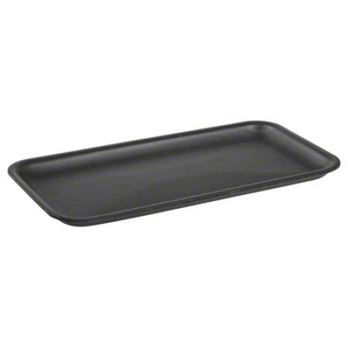 Cascades Plastics Black Foam Tray 15x8-1/16x13/16 Pack 250