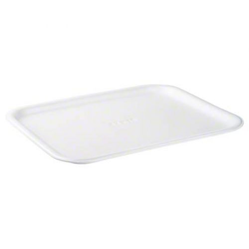 Cascades Plastics White Foam Tray 16-3/16x12-11/16x7/8 Pack 100