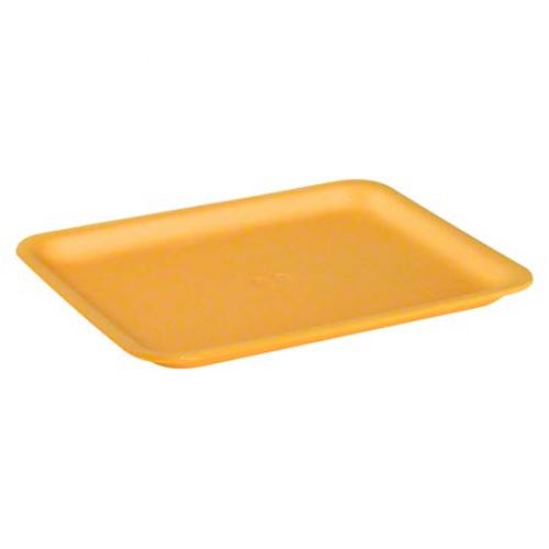Cascades Plastics Yellow Heavy Duty Foam Tray 10-7/8x8-5/8x1-3/16 Pack 400
