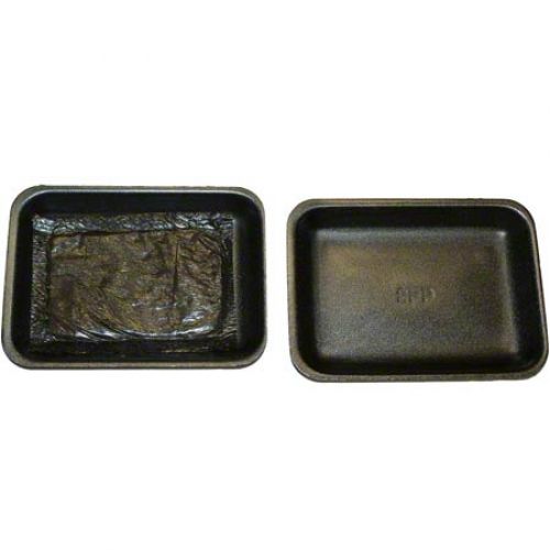 Cascades Plastics Black Foam Tray 8-3/8x3-7/8x15/16 Pack 500