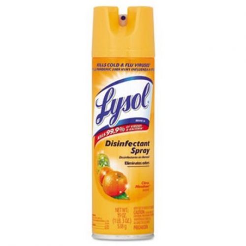 Lysol Disinfectant Spray 19 oz Citrus Meadows Pack 12 / cs