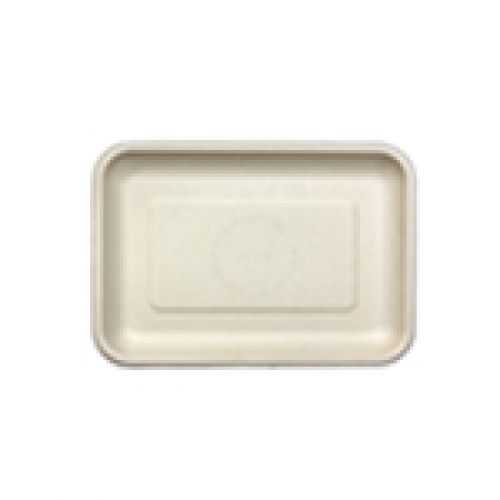 PrimeWare Tray 2S 8x5.75x.6 Eco-Friendly Tan Mini Trays Pack 4/125