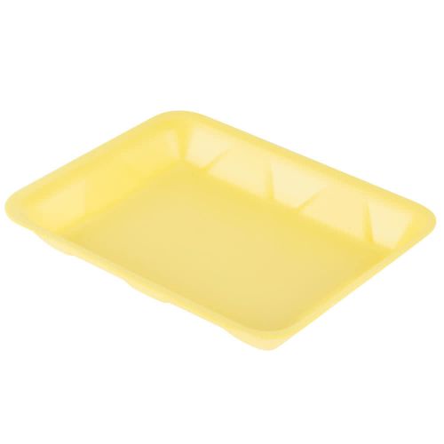 Cascades Plastics Yellow Heavy Duty Foam Tray 9x7x7/8 Pack 400