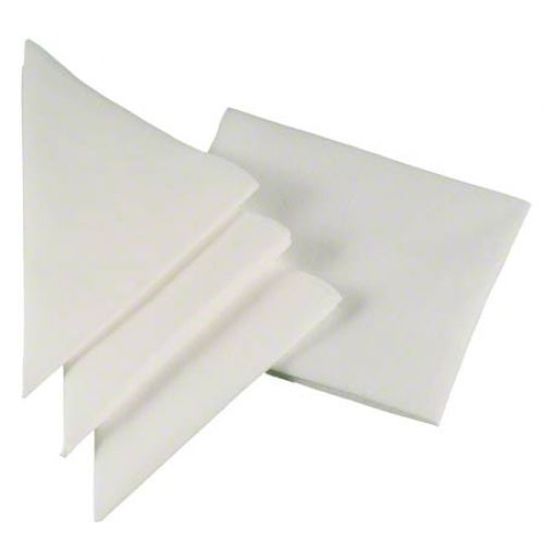 Airlaid Linen Like Dinner Napkin 16''x16'', Case, White (1000 Per Case, 1 Case)