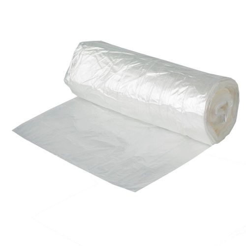 20 Gal. High Density Can Liner 24''x24'' 0.24mil, Clear (50 Per Roll, 20 Rolls)