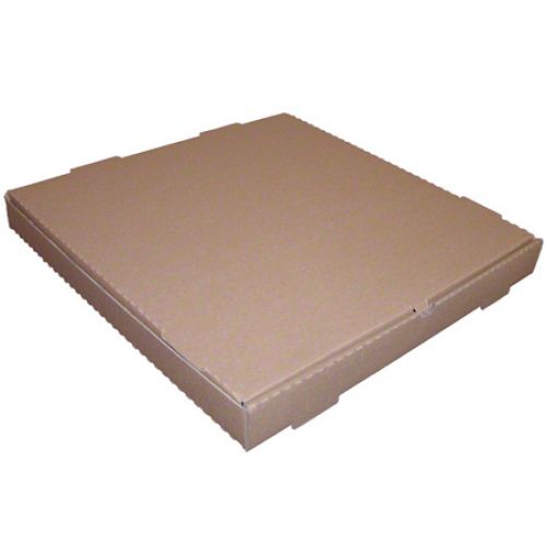 Star 10"Pizza Box B-Flute Plain Kraft Pack 50