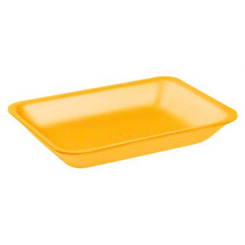 Cascades Plastics Yellow Foam Tray 9x7-1/8x1-3/8 Pack 400
