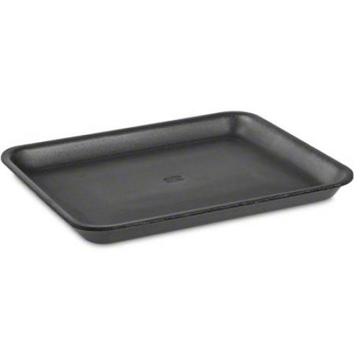 Cascades Plastics Black Foam Tray 11-7/8x9-5/8x1 Pack 200