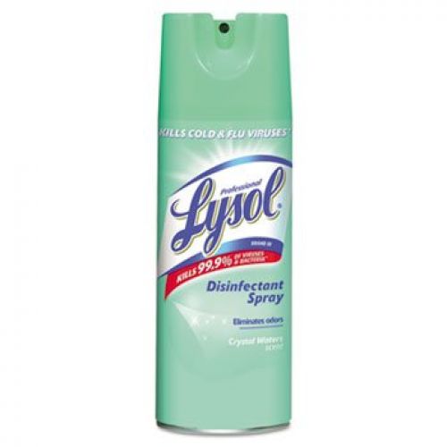 Lysol Disinfectant Spray Professional Crystal Waters Pack 12/12.5 oz