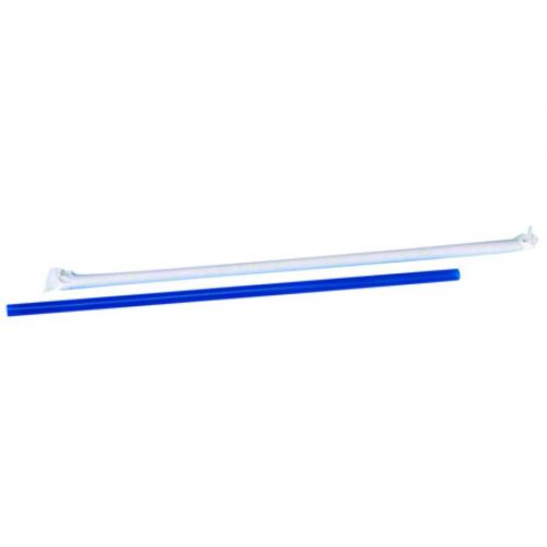 Wincup Straw Giant 10.25" Paper Wrapped Blue Pack 4/300