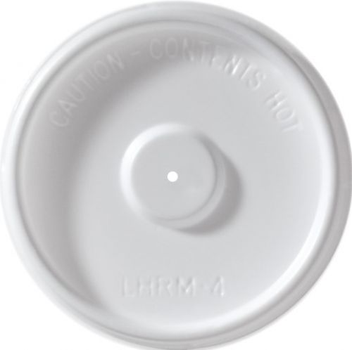 IP Lid Flat White for 4oz Hot Cup Pack 10/100
