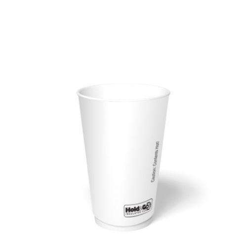 IP 16oz Hold&Go Insulated Hot CUP White Pack 20/30