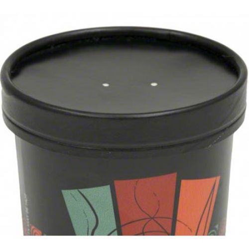 Inno-Pak Lid for 6/88/101216T Soup Cup Black Paper Pack 500
