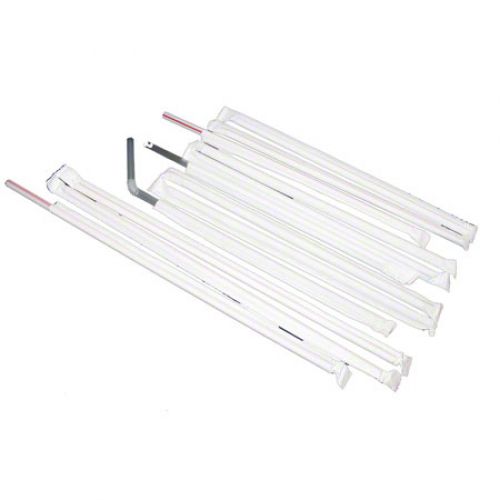 Wincup Paper Wrapped Giant Straw 7.75" Translucent Pack 24/300