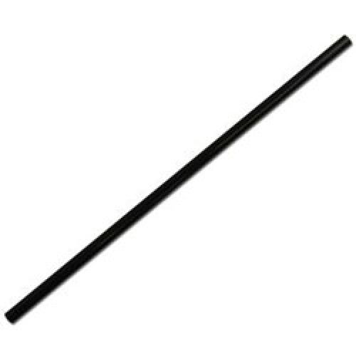 Wincup Straw Giant 7.75" Unwrapped Black Pack 50/150