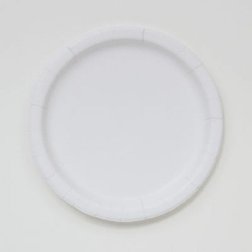 Aspen Paper Plate White Coated 7 14pt Pack 2 / 250 cs
