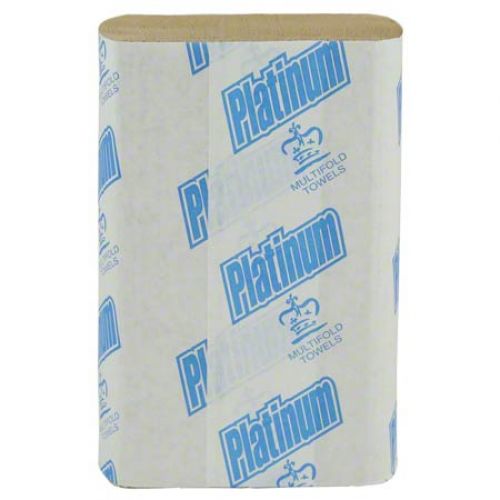 Platinum I Multifold 1-Ply Paper Towel, Pack, Natural (250 Per Pack, 16 Packs)