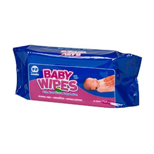 Unscented Alcohol-Free Baby Wipes Refill, Pack, White (80 Per Pack, 12 Packs)