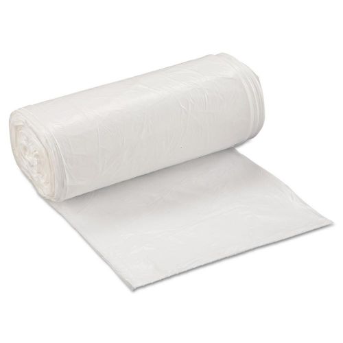 60 Gal. Low Density Perforated Extra Heavy Can Liner 38''x58'' 0.85mil, White (10 Per Roll, 10 Rolls)