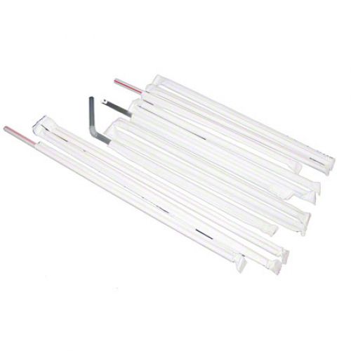 Wincup Straw Super Giant 12 Paper Wrapped Red Pack 6/500