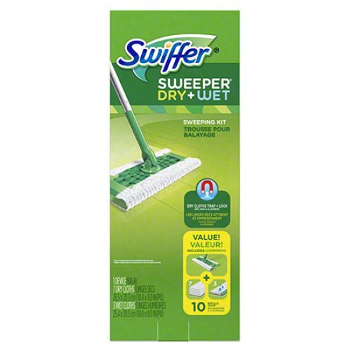 Sweeper Kit Includes 1 Sweeper 2 Dry & 1 Wet Cloth